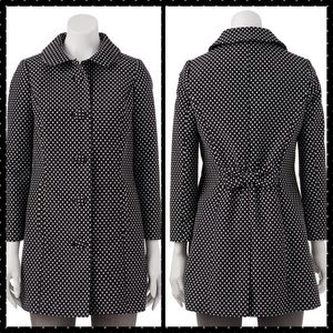 Lauren Conrad Black & White Polka Dot Jacket 6